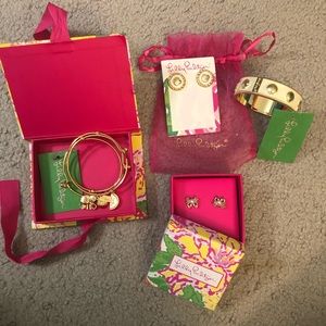 Lilly Pulitzer jewelry haul bracelets & earrings